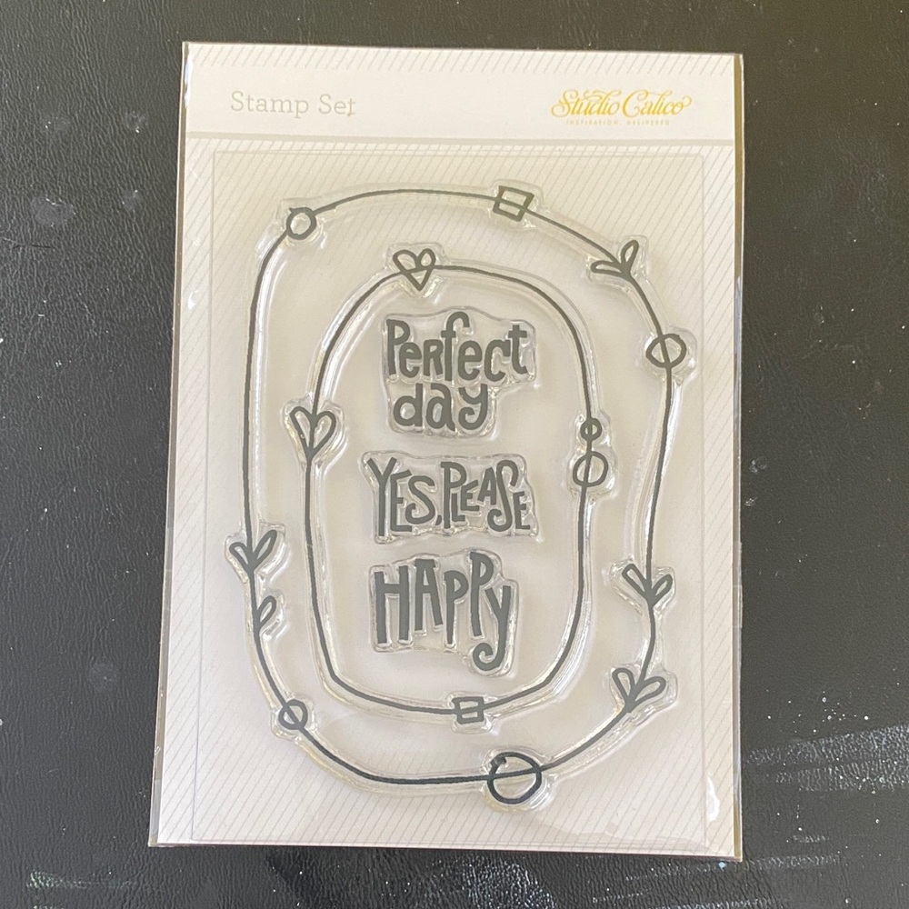 Studio Calico Stamp Set with Inspirational Phrases